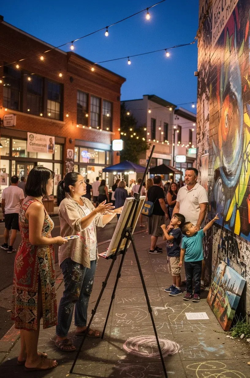 Scenic view of a Canadian city skyline with visible signs of sustainable growth and innovation.